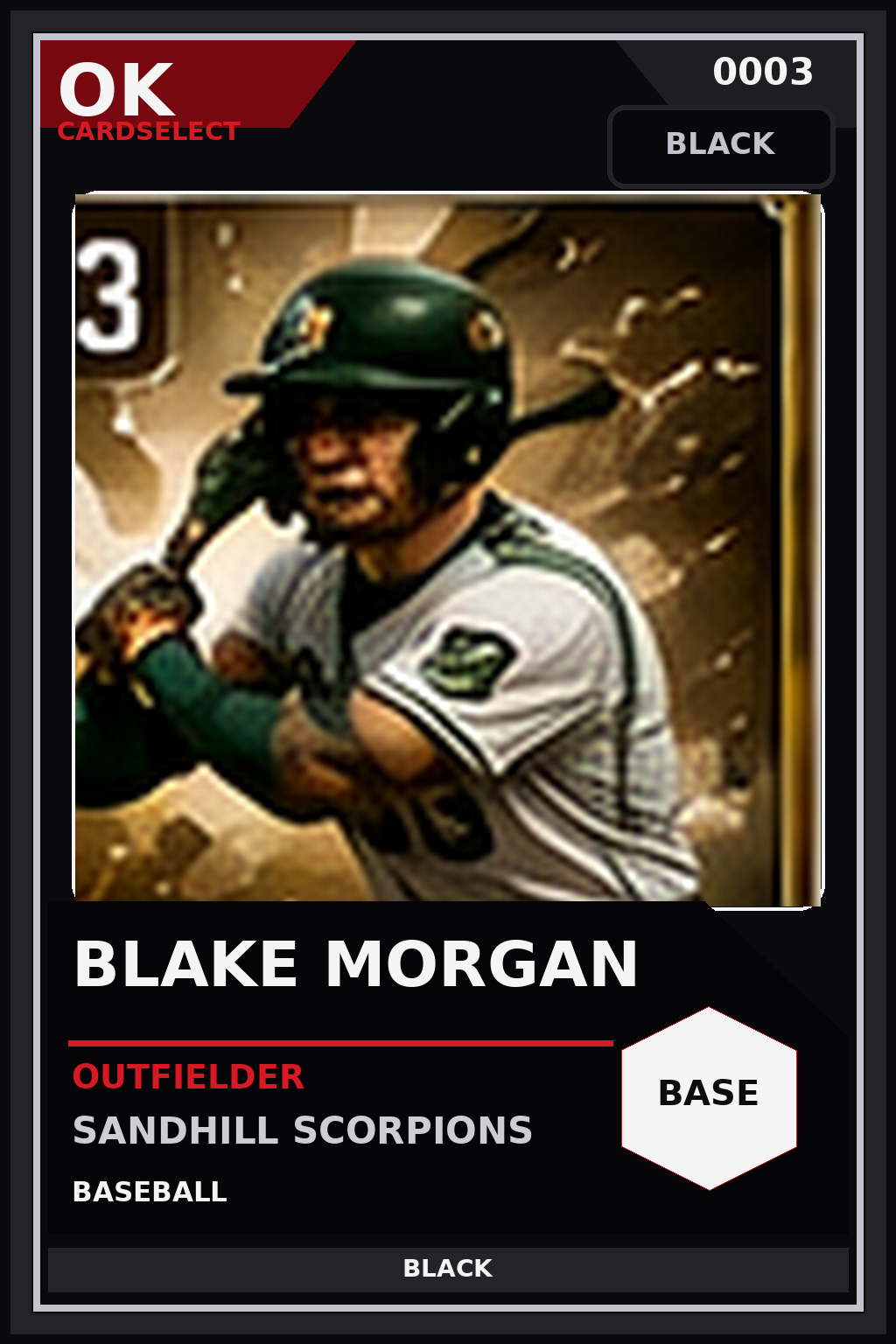 Featured Black card