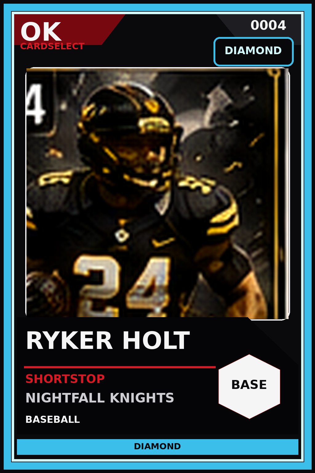 Diamond Okcardselect card